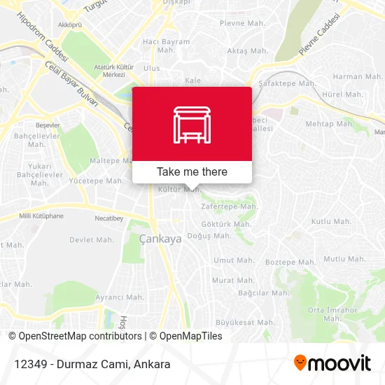 12349 - Durmaz Cami map