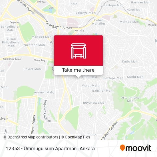 12353 - Ümmügülsüm Apartmanı map