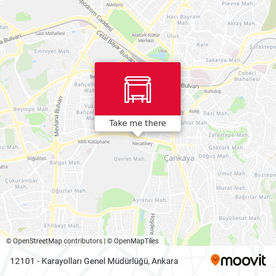 12101 - Karayolları Genel Müdürlüğü map