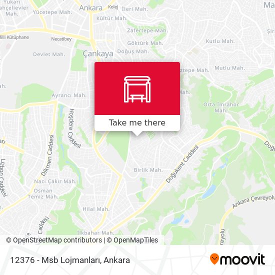 12376 - Msb Lojmanları map