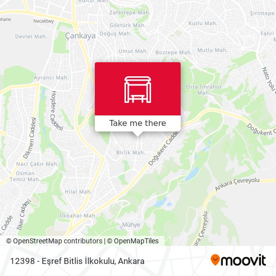 12398 - Eşref Bitlis İlkokulu map