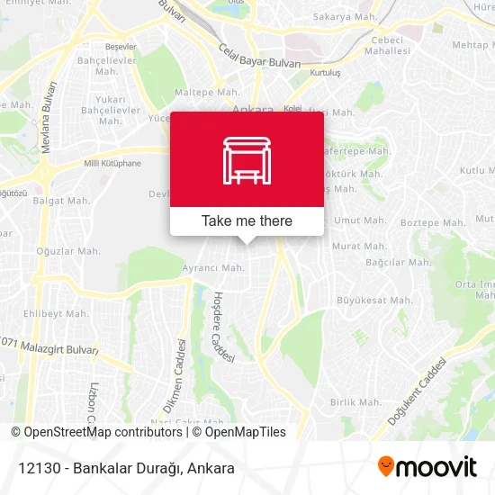 12130 - Bankalar Durağı map