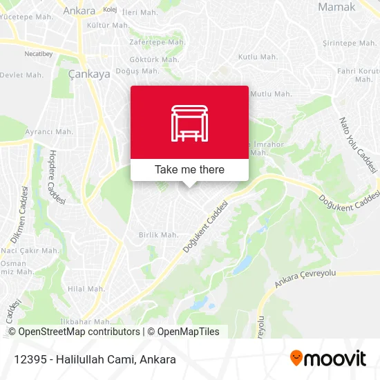 12395 - Halilullah Cami map