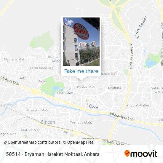 50514 - Eryaman Hareket Noktasi map