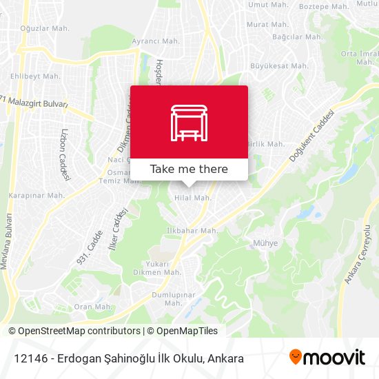 12146 - Erdogan Şahinoğlu İlk Okulu map