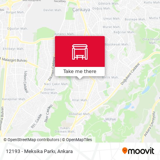 12193 - Meksika Parkı map