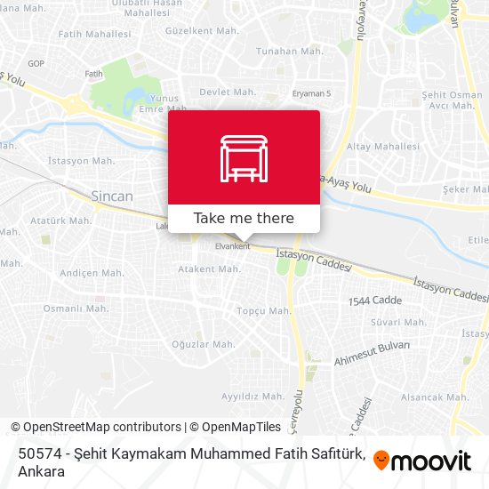 50574 - Şehit Kaymakam Muhammed Fatih Safitürk map