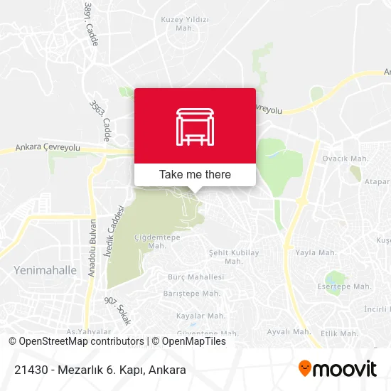 21430 - Mezarlık 6. Kapı map