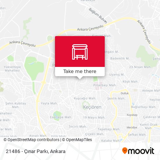 21486 - Çınar Parkı map