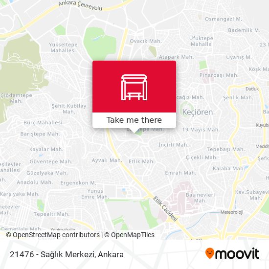 21476 - Sağlık Merkezi map