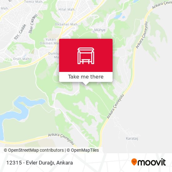12315 - Evler Durağı map