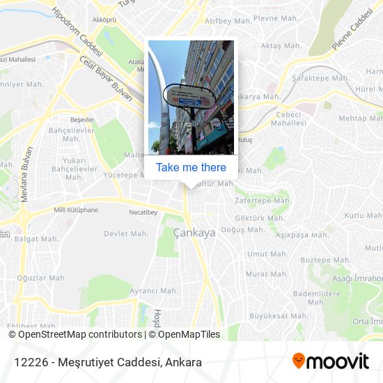 12226 - Meşrutiyet Caddesi map