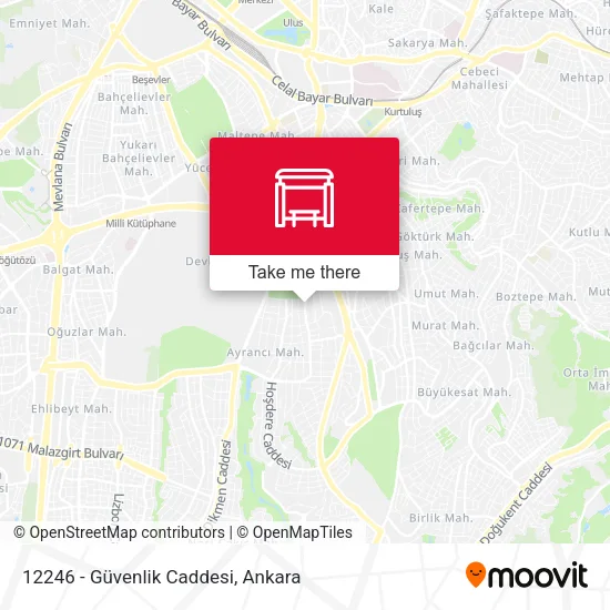 12246 - Güvenlik Caddesi map