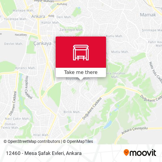 12460 - Mesa Şafak Evleri map