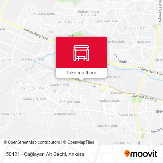 50421 - Çağlayan Alt Geçiti map