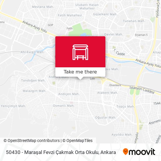 50430 - Maraşal Fevzi Çakmak Orta Okulu map