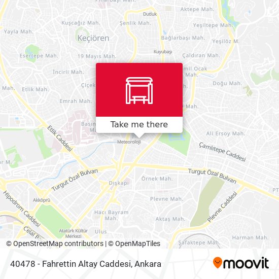 40478 - Fahrettin Altay Caddesi map