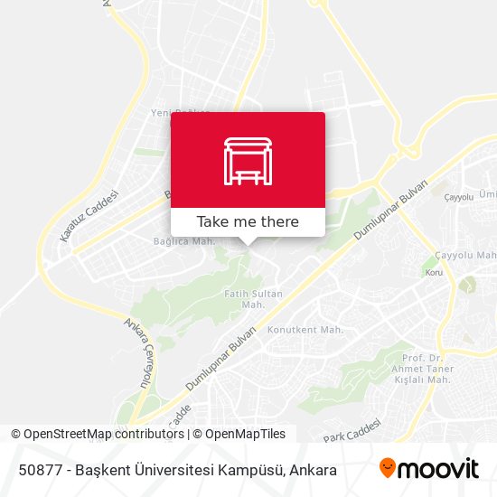 50877 - Başkent Üniversitesi Kampüsü map