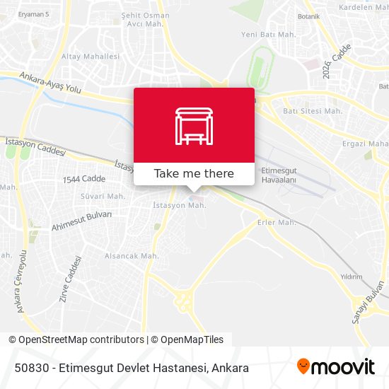 50830 - Etimesgut Devlet Hastanesi map