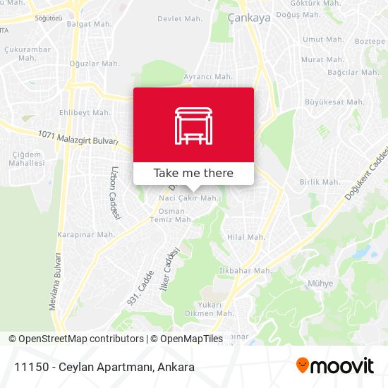 11150 - Ceylan Apartmanı map