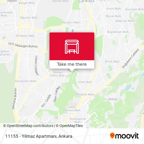 11155 - Yılmaz Apartmanı map