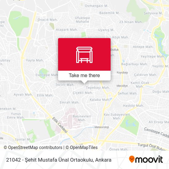21042 - Şehit Mustafa Ünal Ortaokulu map