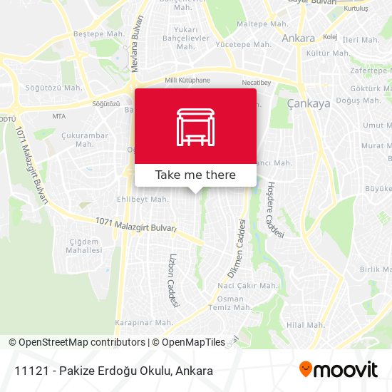 11121 - Pakize Erdoğu Okulu map