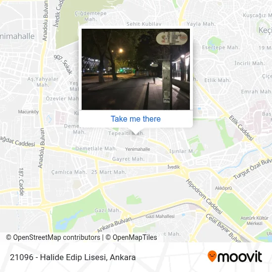 21096 - Halide Edip Lisesi map