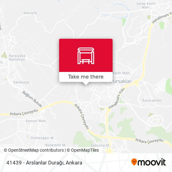 41439 - Arslanlar Durağı map