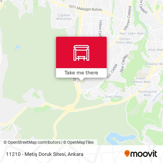 11210 - Metiş Doruk Sitesi map