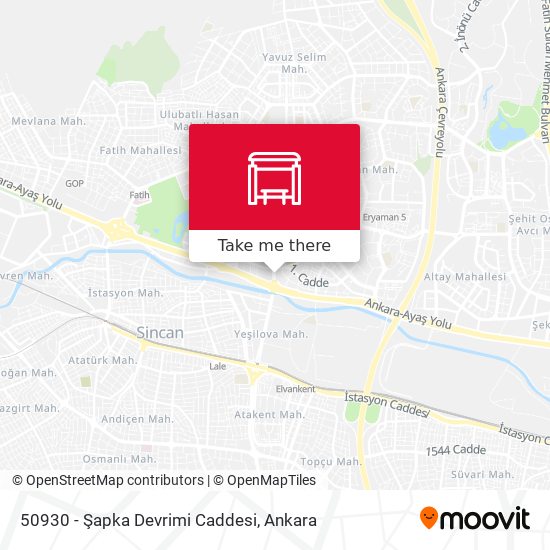 50930 - Şapka Devrimi Caddesi map
