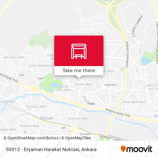 50912 - Eryaman Hareket Noktasi map