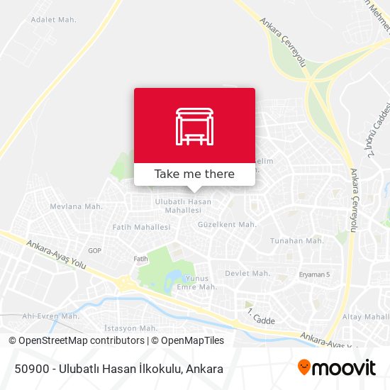 50900 - Ulubatlı Hasan İlkokulu map