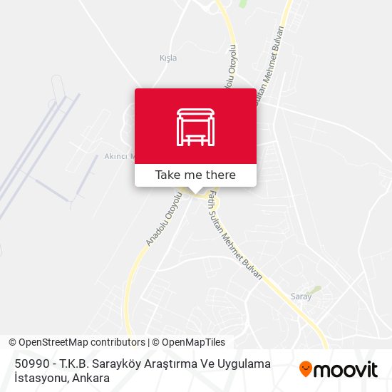 50990 - T.K.B. Sarayköy Araştırma Ve Uygulama İstasyonu map