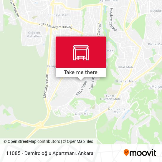 11085 - Demircioğlu Apartmanı map