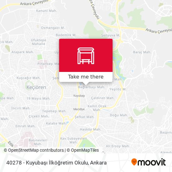 40278 - Kuyubaşı İlköğretim Okulu map