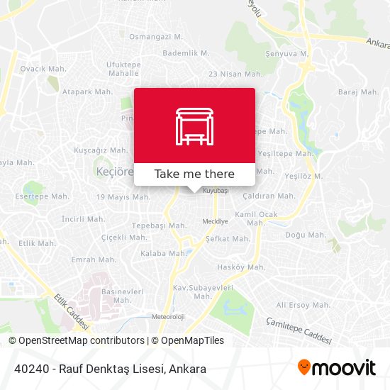 40240 - Rauf Denktaş Lisesi map