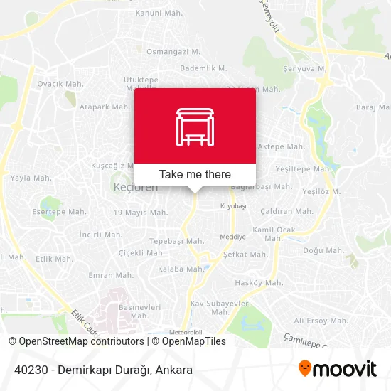40230 - Demirkapı Durağı map