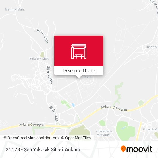 21173 - Şen Yakacık Sitesi map