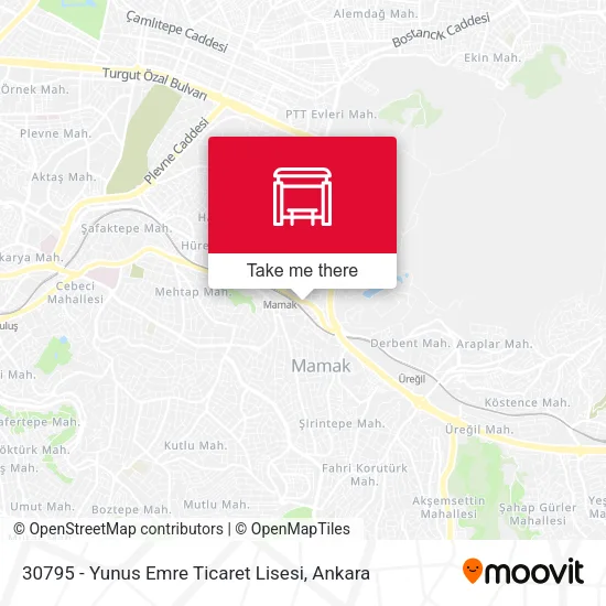 30795 - Yunus Emre Ticaret Lisesi map