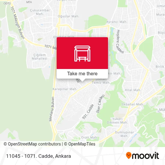 11045 - 1071. Cadde map