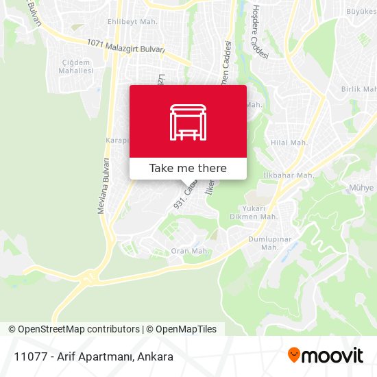 11077 - Arif Apartmanı map