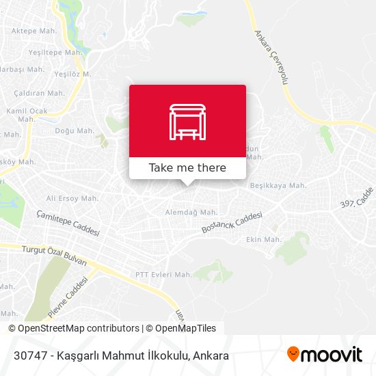 30747 - Kaşgarlı Mahmut İlkokulu map