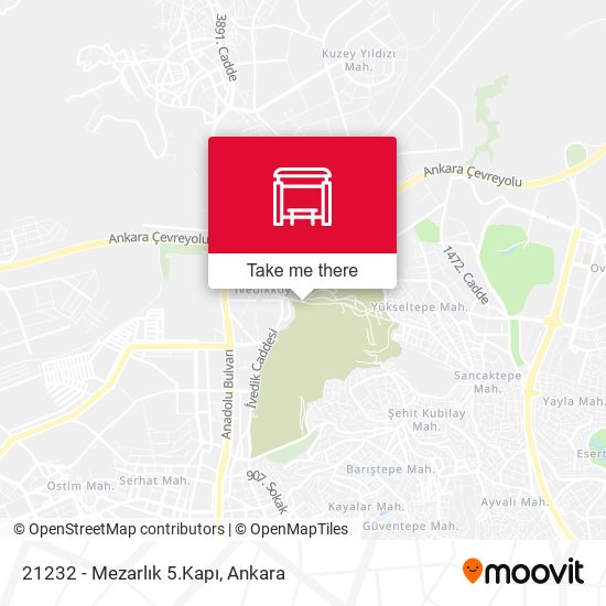 21232 - Mezarlık 5.Kapı map
