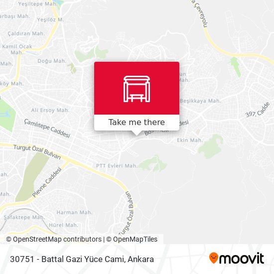 30751 - Battal Gazi Yüce Cami map
