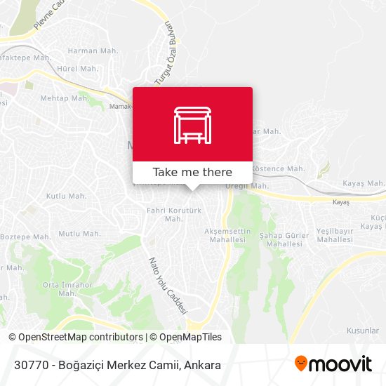 30770 - Boğaziçi Merkez Camii map