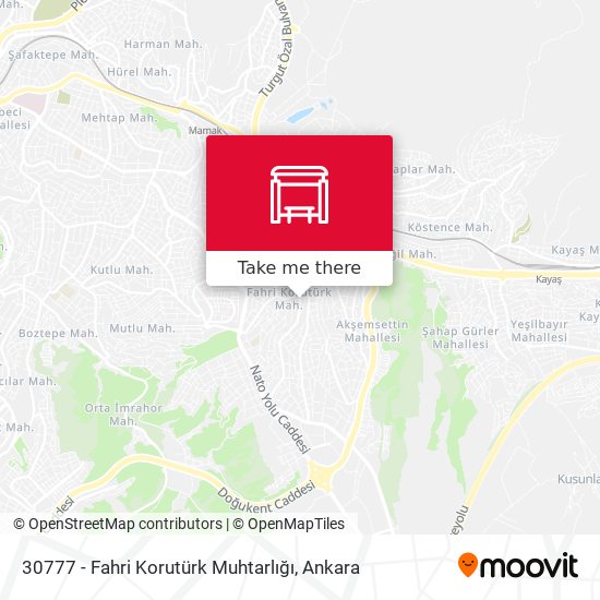30777 - Fahri Korutürk Muhtarlığı map