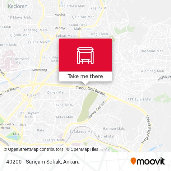 40200 - Sarıçam Sokak map