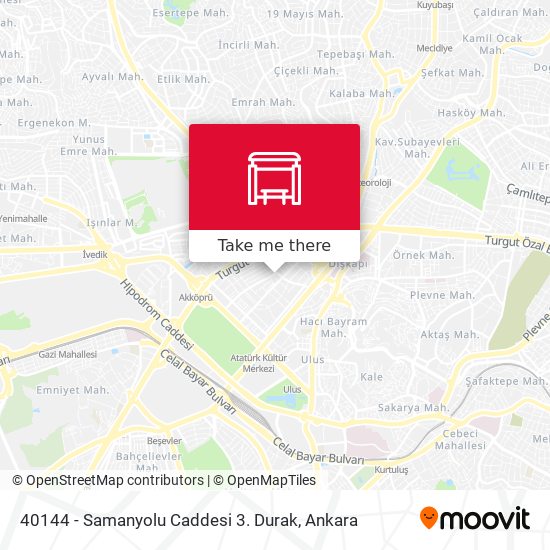 40144 - Samanyolu Caddesi 3. Durak map