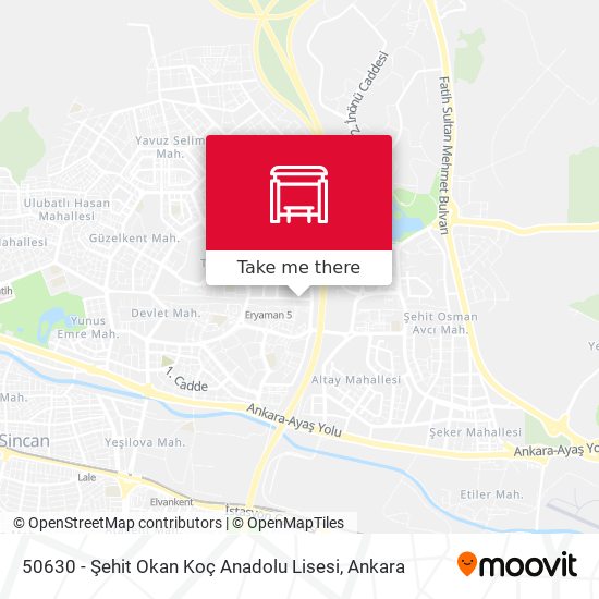 50630 - Şehit Okan Koç Anadolu Lisesi map